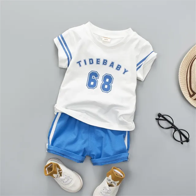 Baby Boy Clothing Sets sports suit for a boy 2018 Summer Fashion Cartoon Toddler Infant Kids