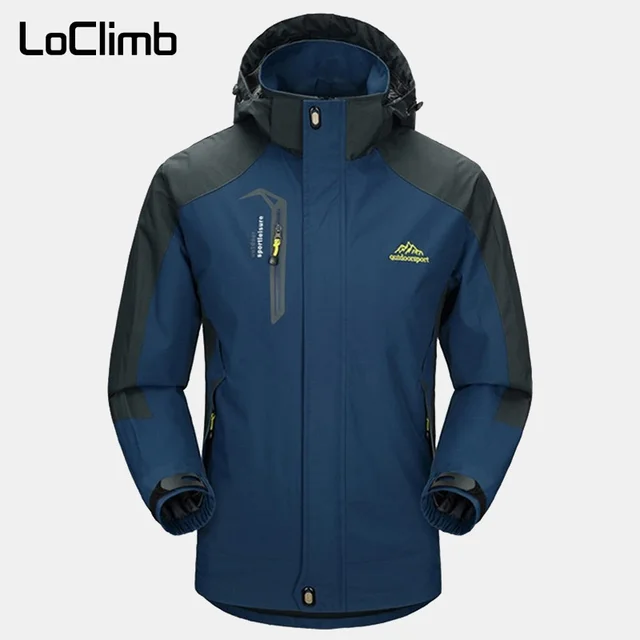 US $19.33 LoClimb Men's Spring/Autumn Outdoor/Hiking Jacket Men Mountain Trekking Windbreaker 5XL Fishing Coa