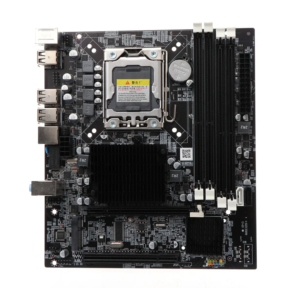 

X58 Desktop Motherboard LGA 1366 Pin DDR3 Computer Mainboard Motherboard for L/E5520 X5650 RECC