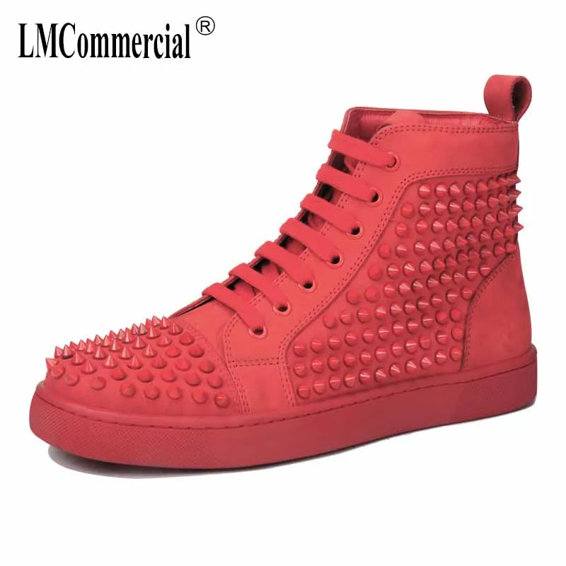 

autumn winter high-top men's casual shoes British retro all-match cowhide breathable sneaker fashion Leisure Martin boots men