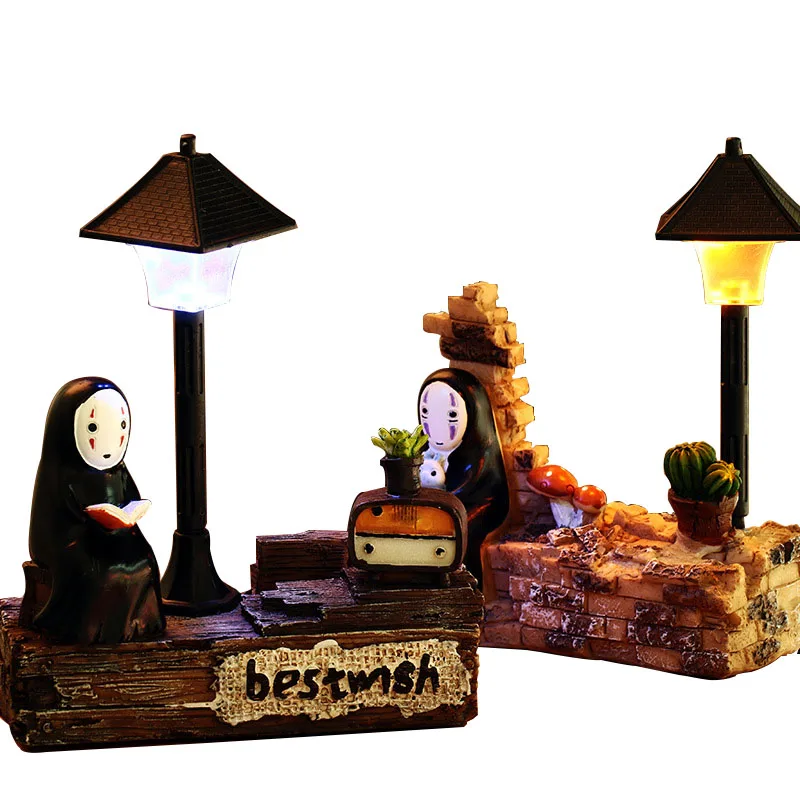 

Modern Cartoon No Face Man Night Light Decor Bar Cafe Decoration Love Furniture Handicraft Furnishing Miniature For Gift Craft