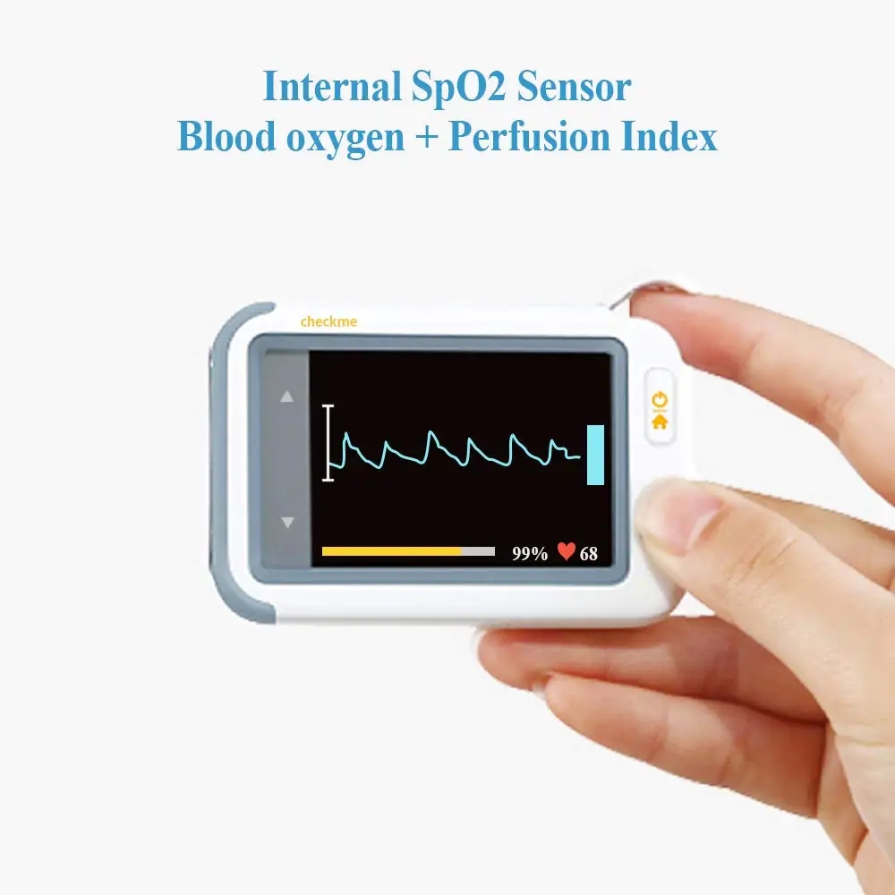 Домашний ручной ЭКГ Холтер монитор с насыщенностью Кислорода SPO2 PR запонки кровяное давление HD сенсорный экран сердце здоровье ЭКГ трекер