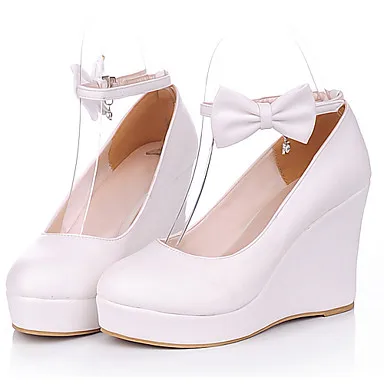 

PU Leather 8cm Wedge Sweet Lolita Shoes