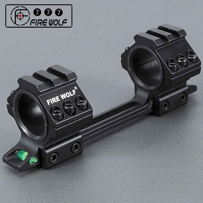 

FIRE WOLF A 25/30mm Universal Optic Scope Mount with Level Instrument For 11mm Picatinny Rail