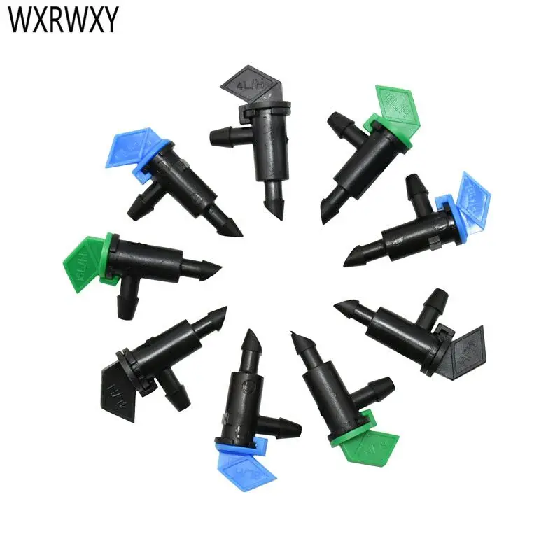 

4L 8L 16L Dripper Garden Watering Greenhouse Plants Irrigation Watering Drip 1/4 Inch Nozzle Sprayer Can Be Disassembled 25 Pcs