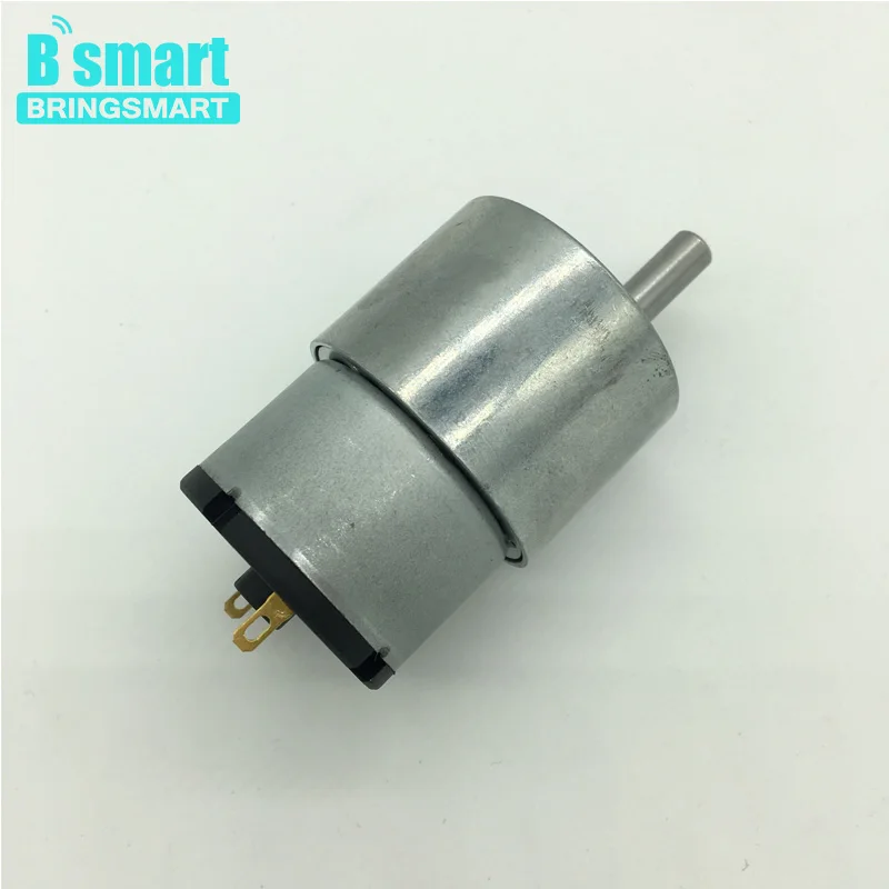 

Bringsmart Wholesale JGB37-520 Reversed Motor 7-1280rpm 12V DC Motor 6V High Torque Low Speed Motor 24v Electronic Motor