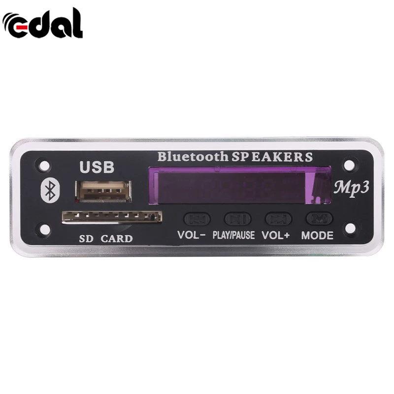 

Bluetooth MP3 Decoding Board Module w/ SD Card Slot / USB / FM / Remote Decoding Board Module 12V