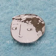 Пользовательский металлический значок для мальчика