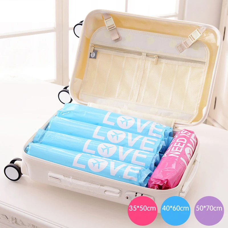 Hot Pacgoth Travel Accessories Portable Pa Pe Hand Scroll Pacgoth Travel Accessories Portable Pa Pe Hand Scroll Vacuum Compression Bags Waterproof Storage Bag Ng Organizers 1 Set