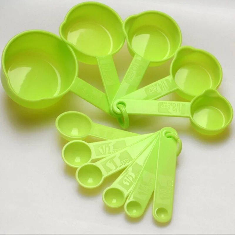 Hot Super-Useful Colorful 11PCS Kitchen Colourworks Measuring Spoons Cups Spoon Baking Utensil Set Kit Tools |