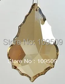 

Free Shipping, 50mm Cognac Color French Pendant Crystal Prisms