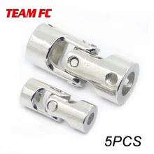 5 pces 5*8 6*8 4*3.17mm conector comum universal modelo de aço inoxidável metal cardan junção cardan eixo do motor cardan combinação s232