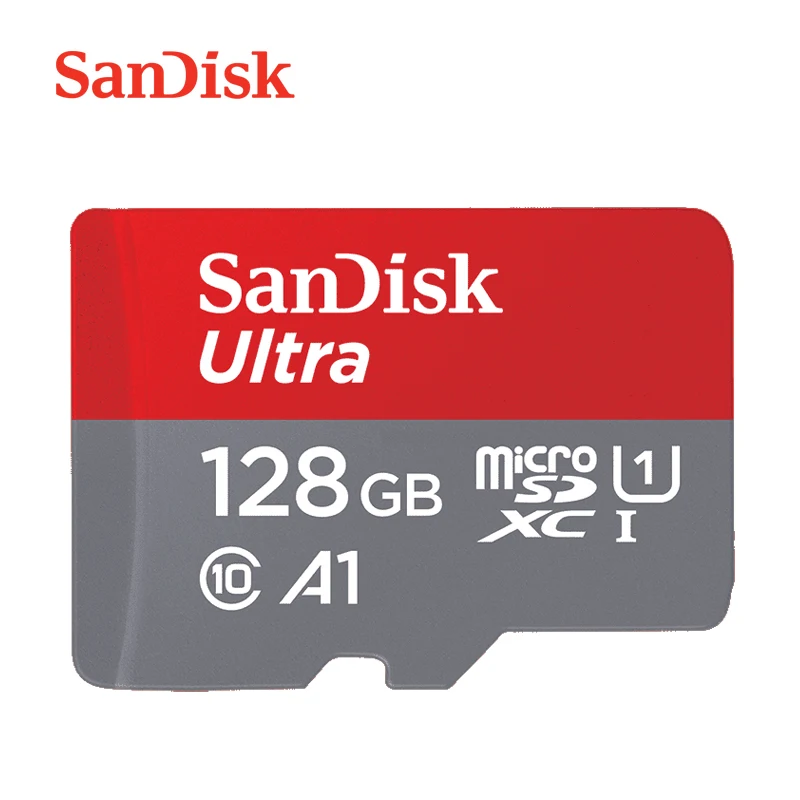 Карта памяти Sandisk Micro SD класс 10 U1 TF-карта 16 ГБ 32 98 МБ/с. 64 128 100 для смартфонов и