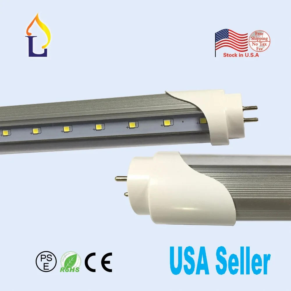 

100pcs/lot T8 LED V-shaped Tube Light 4ft 40W G13 SMD2835 28LM/led replacement fluorescent lighting Led tube lamp AC85-265V