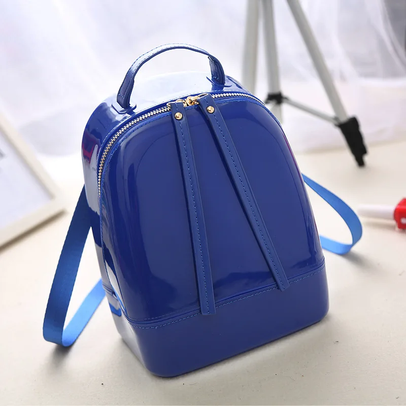 Яркий мини-рюкзак, милая школьная сумка, брендовая прозрачная пластиковая пляжная летняя водонепроницаемая сумка для женщин, подростков, девушек, студентов,, новое качество - Цвет: 2013