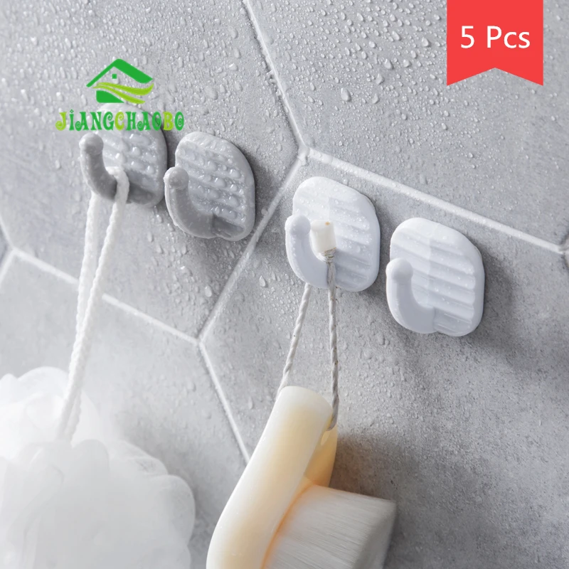 JiangChaoBo 5 шт./лот крепкий крючок креативный настенный для ванной комнаты кухонный