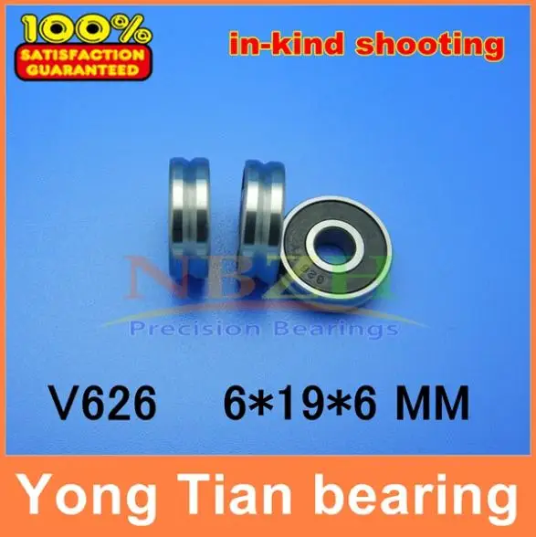 

NBZHV grooved straightener guide wheel bearings A603ZZ V626-2RS V120 6*19*6 mm ABEC-5 pulley bearings V626ZZ 626VV V626