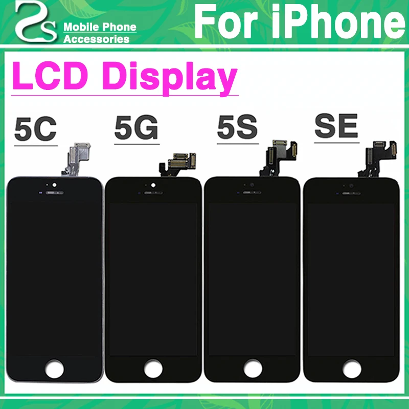 

100% Guarantee AAA Quality LCD Display for Iphone 5 5S 5C SE LCD Touch Screen Replacement Digitizer Assembly