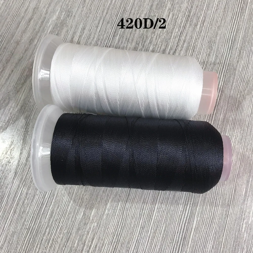 Черно-белая 210D 420D 630D высокопрочная нейлоновая швейная нить ручная швейная нить кожаный диван внутренняя отделка