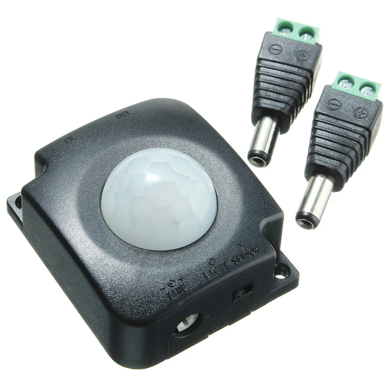 1pcs Infrared PIR Motion Detector Sensor Switch 5-30V 10A for LED Strip Light Light Accessory