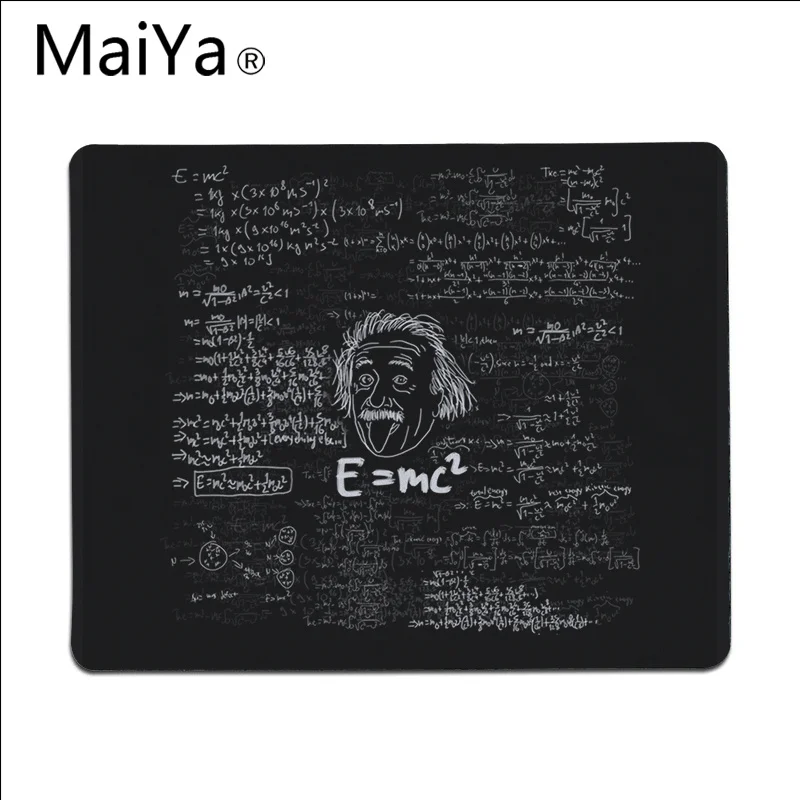 Maiya высокое качество Эйнштейна Е = MC2 красивые Аниме Матовый коврик для мыши PC компьютер игровая Мышь pad - Цвет: Lock Edge20x25cm
