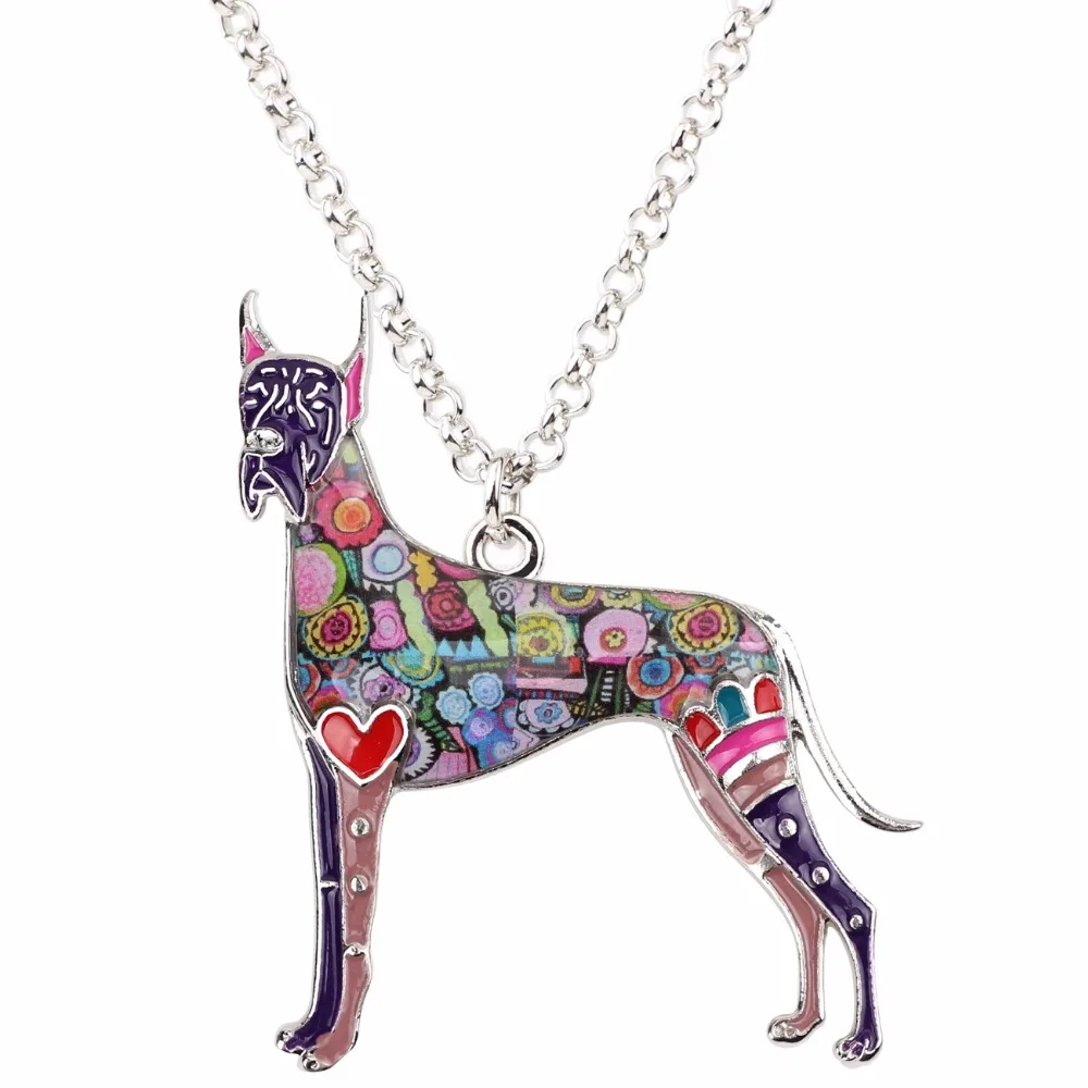 Tiny Great Dane Necklace – Lulu Bug Jewelry