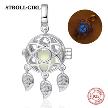 Nuevo diseño dreamcatcher colgante brillante rebordea 925 encantos de plata esterlina fit pandora original pulseras diy regalo de joyería de moda