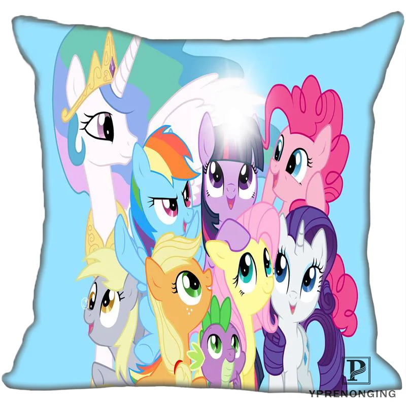 

Best Custom My Little Pony (1) Pillow Case Bedroom Home Square zipper Pillowcases (One Side) #190404-01-173