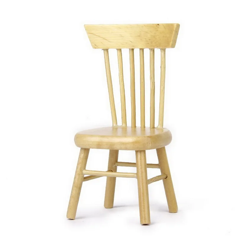 1 Pcs Dining Wooden font b Chair b font font b Doll b font House Furniture