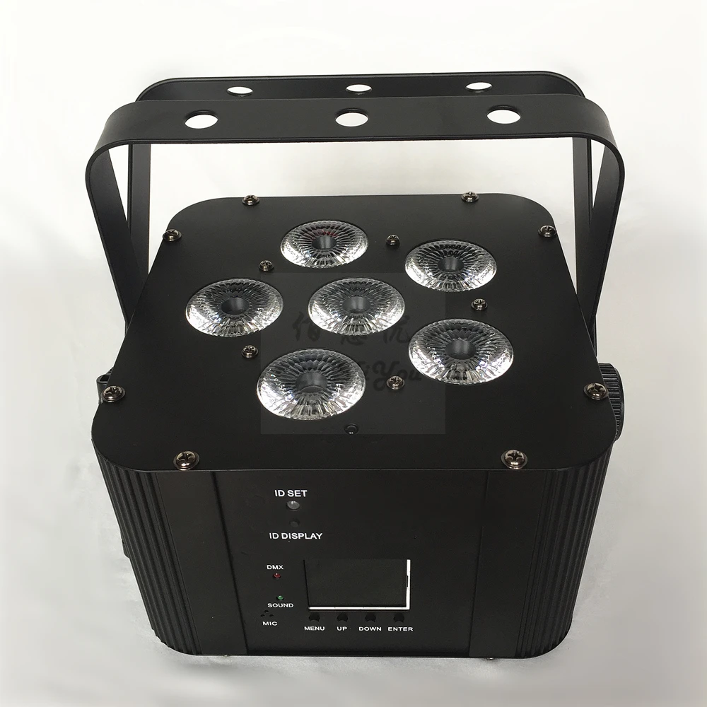 6pcs Battery Flat PAR 01