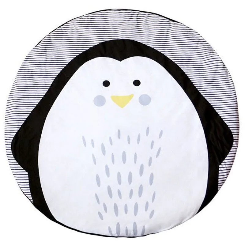 MOTOHOOD Cartoon Penguin Animal Baby Infant Creeping Mat Cotton Blend Play Mat Blanket Play Game Mat Room Decoration 95cm  (5)