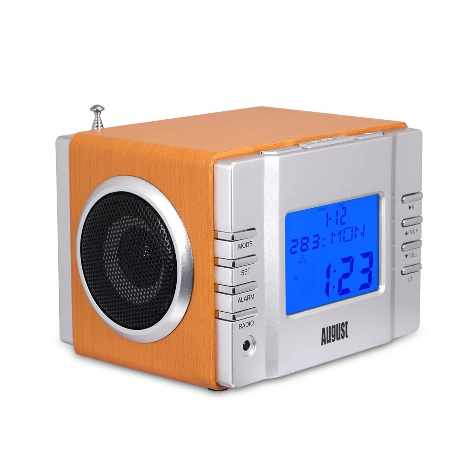 August MB300 Portable Radio - Gold