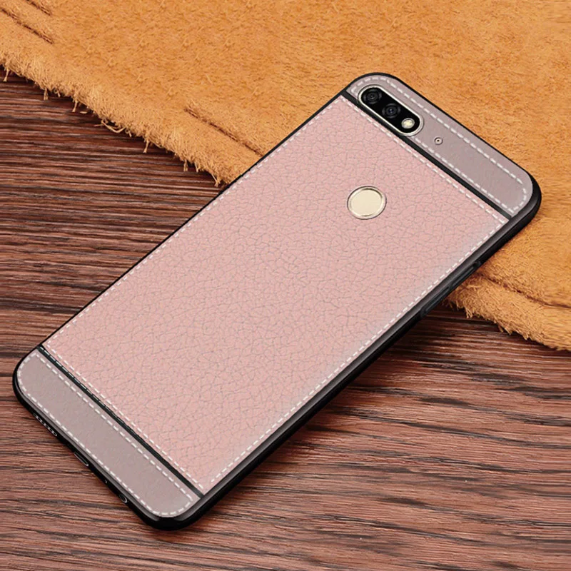litchi silicone case huawei honor 7a pro (7)