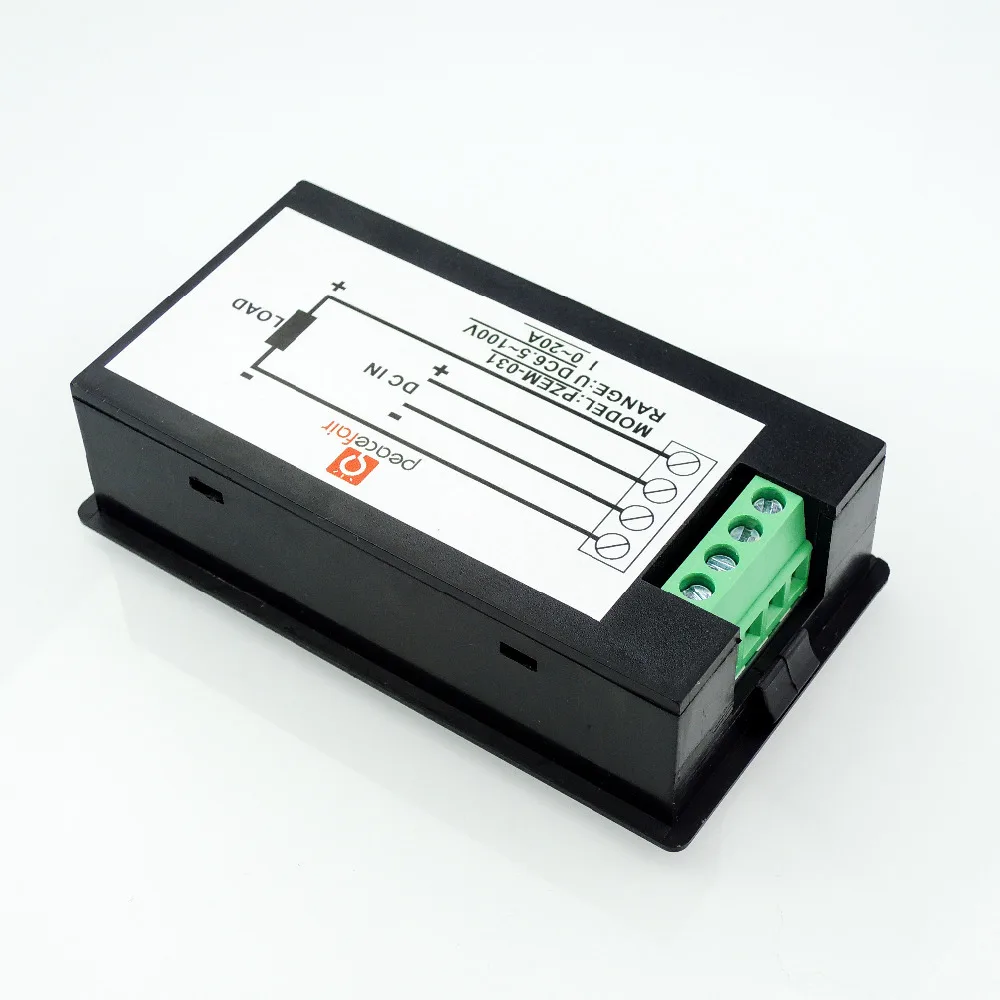 Цифровой мультиметр с ЖК дисплеем 6 5 100 в 0 20 А|ammeter voltmeter|current voltagedisplay digital |
