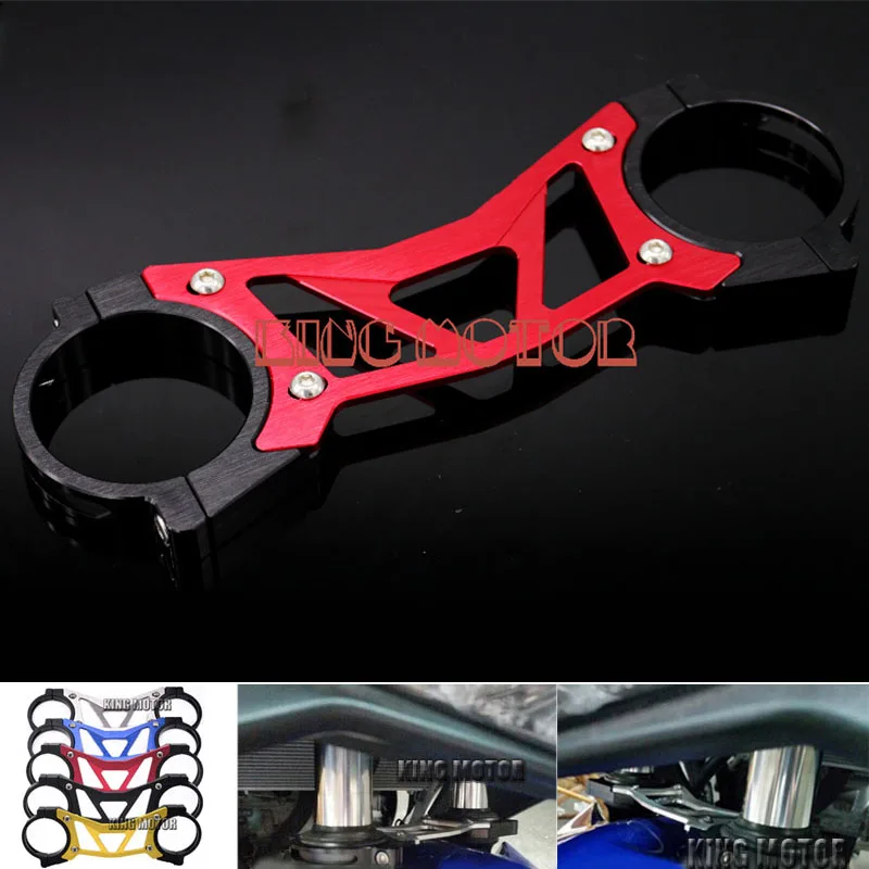 

For SUZUKI SFV650 SFV650 Gladius 2009-2015 Motorcycle Accessories CNC Aluminum BALANCE SHOCK FRONT FORK BRACE Red