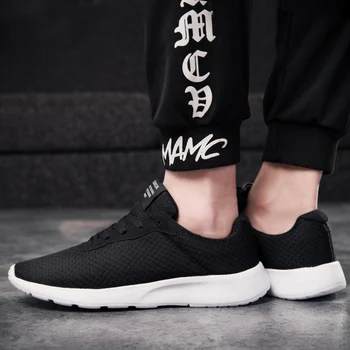 

2018 Fashion Light Weight Spring Men Walking Shoes Flexible Casual Shoes For Brand Design Summer Breathable Trainer Casual Shoes