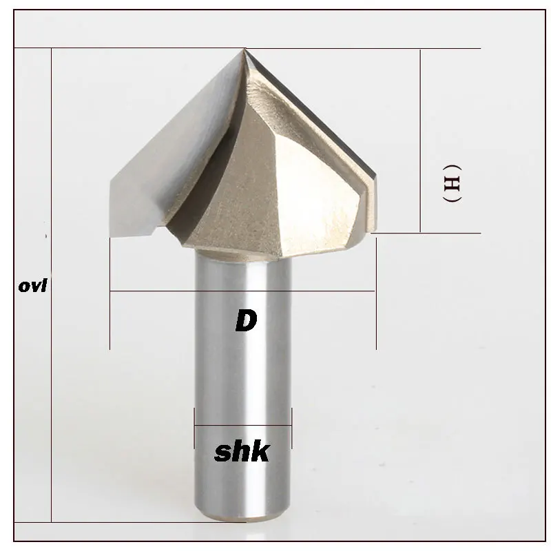 1 шт. режущие 3d биты V для дерева 1/2*3/4|cnc router bits|router bitcutter cnc |
