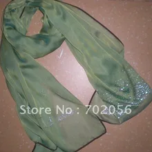 Однотонный шарф со стразами n шарф для шеи размер 180*70 см 12 шт./лот#2164