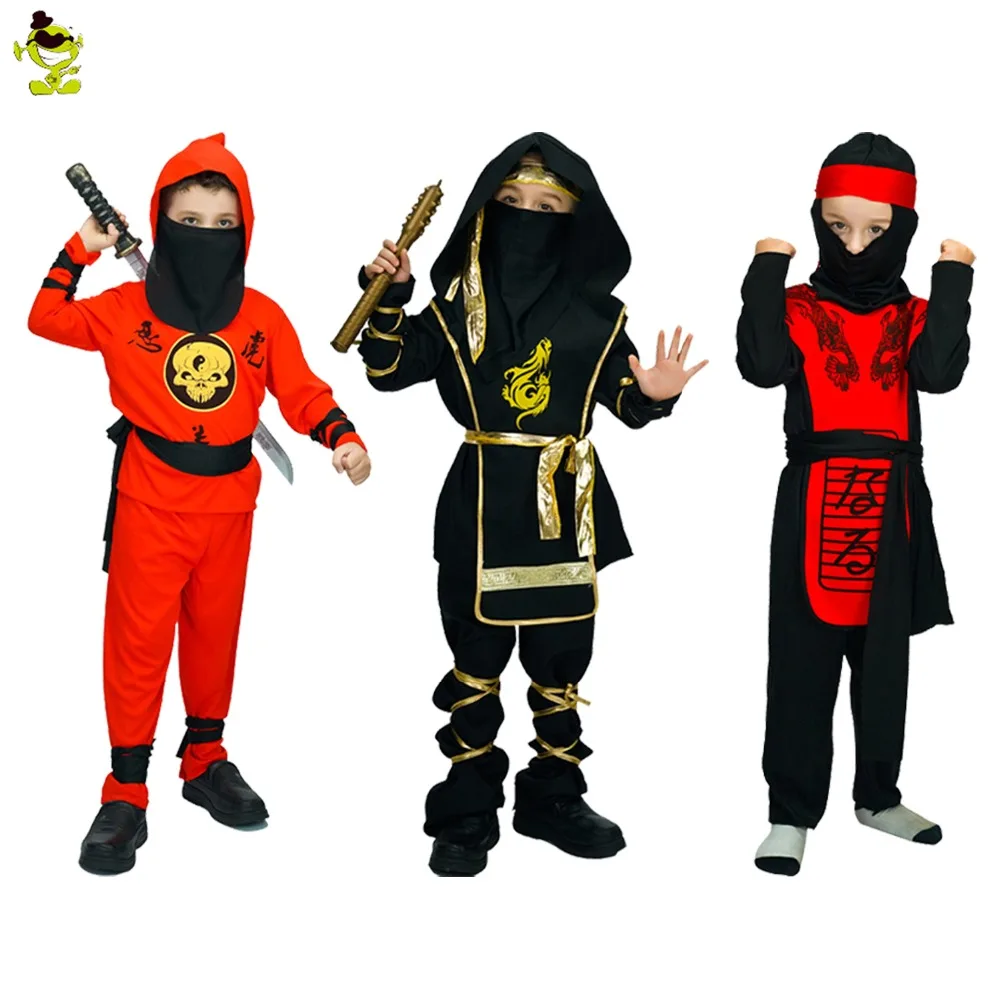 Hooded Ninja Costumes Halloween Party Martial Arts Suits Masquerade