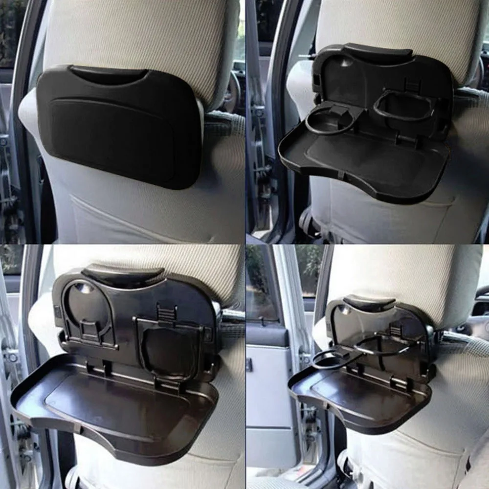 

New Arrival 1pcs Folding Auto Car Back Seat Table Drink Food Cup Tray Holder Stand Desk Laptop Dinning Organizer Rack