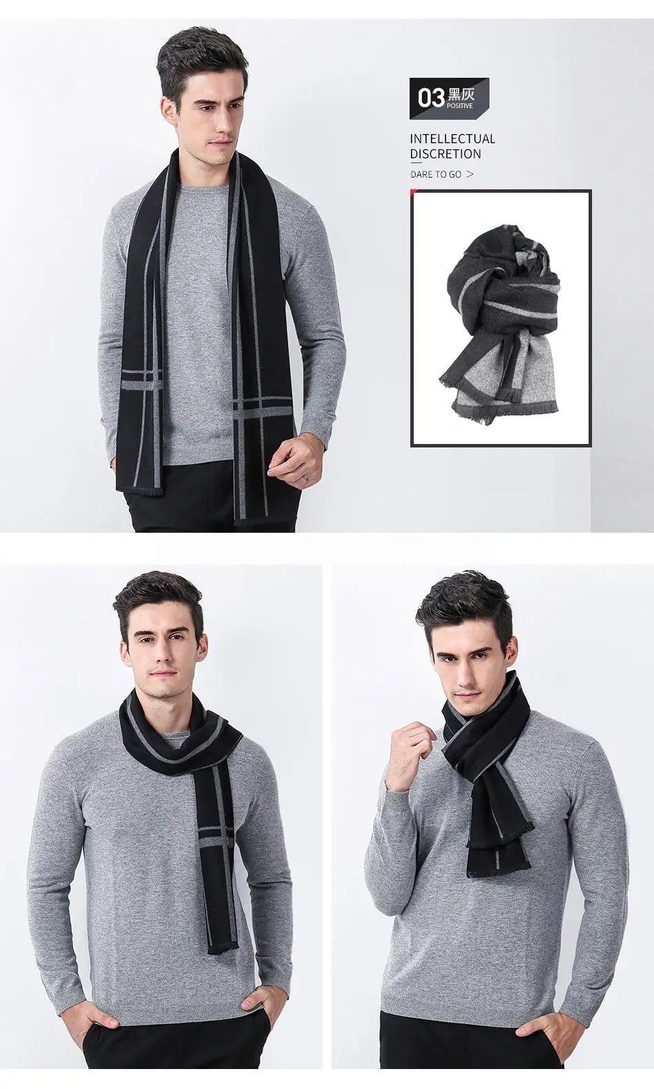 Wuaumx брендовый Зимний дизайнерский шарф мужские базовые шарфы в полоску для мужчин теплый шарф шали Мягкий теплый шейный платок foulard homme