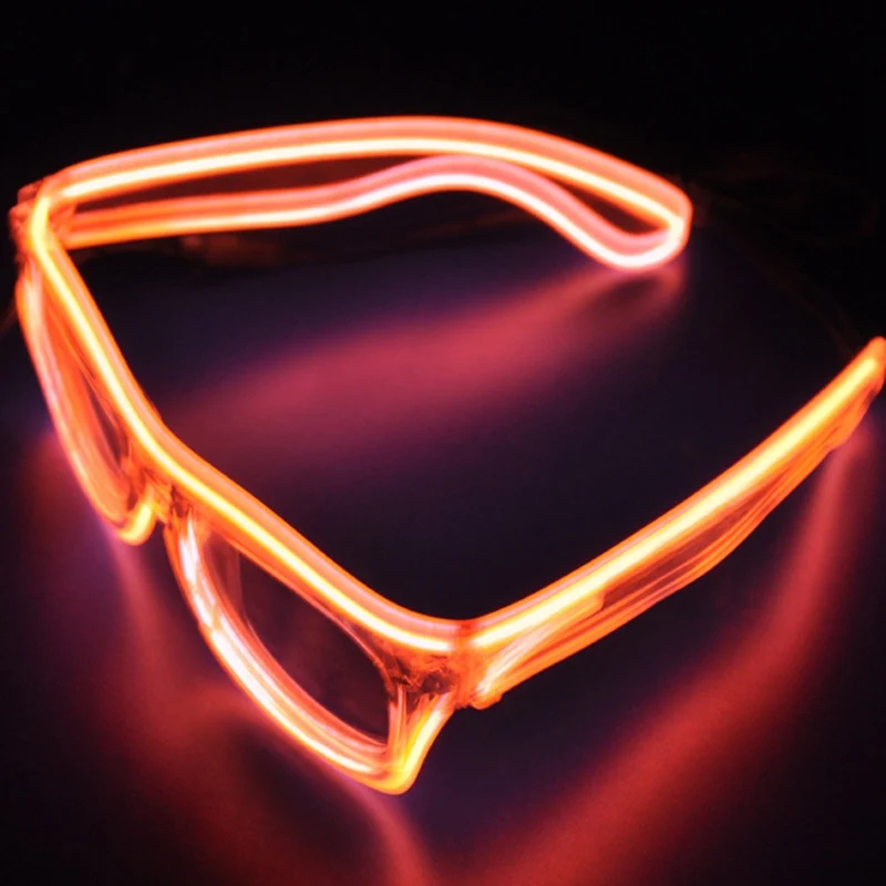 Color Random Glow Fluorescence Glasses LED Glasses Light Luminous