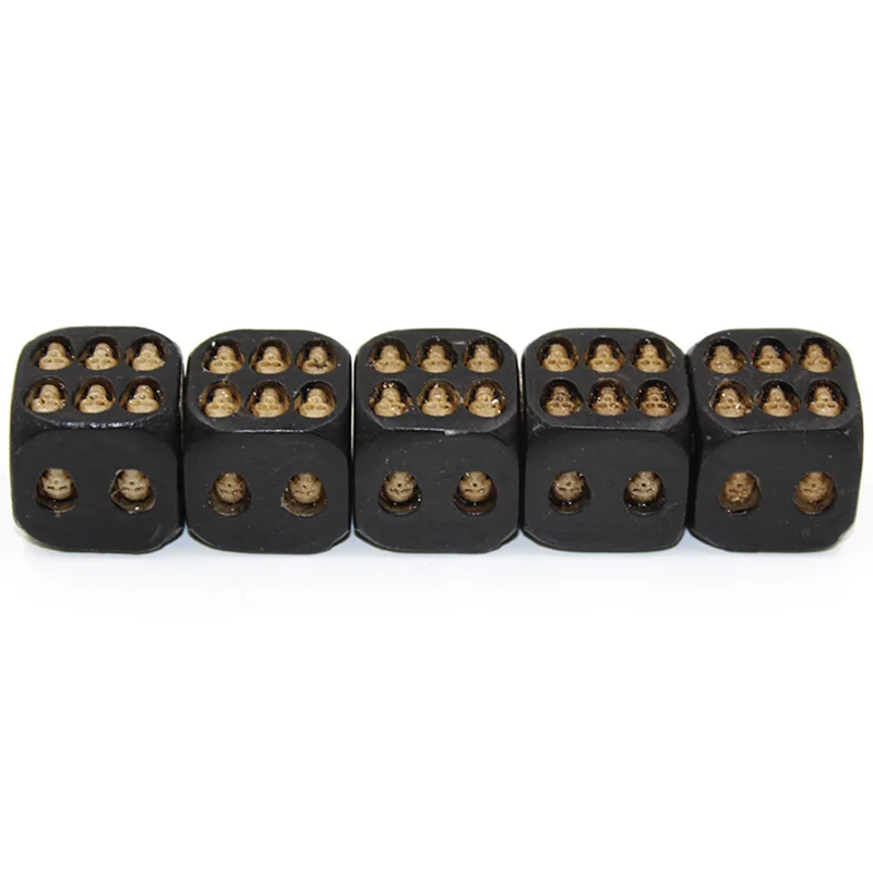 Personalized Gift 10 Set Creative Skull Dice Rounded Square Six Sided Resin Skeleton Dice Party Game Tool A Gift for Friend
