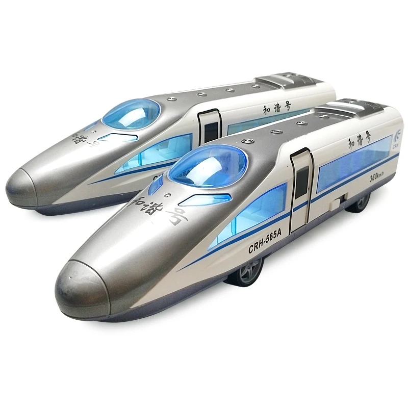 Azul Juguetes Educativos para Niños ZJchao Simulación de Tren de Alta Velocidad Modelo de Tren Ligero de Aleación de Tren Regalo de Cumpleaños para Niños 