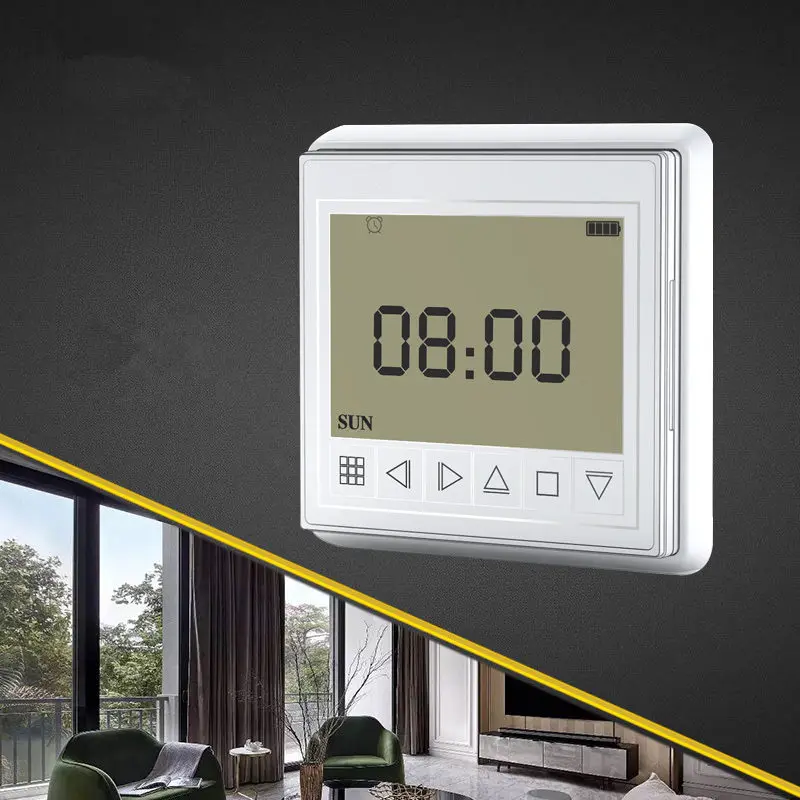 

ANYSANE Smart Remote Universal 433.92mhz Touch Timer Emitter Module 16CH wireless transmitter For motorized Shades Curtain Blind