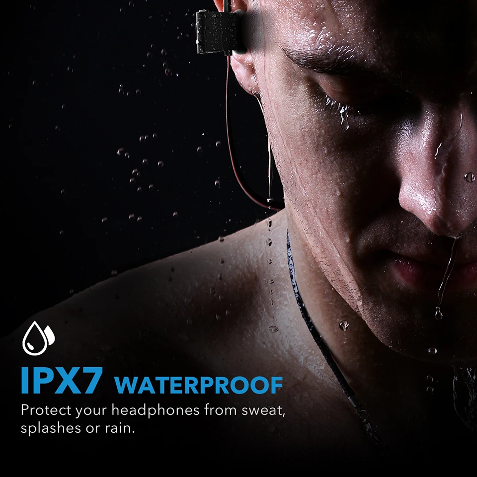 Mpow пламя Bluetooth наушники IPX7 водонепроницаемый беспроводной гарнитура Handsfee спортивные наушники с микрофоном и 7 ч Время воспроизведения для телефона
