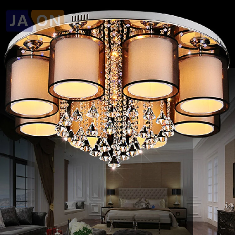  led e27 Iron Fabric crystal LED Lamp LED Light Ceiling lights Ceiling Lamp LED Ceiling Light for fo - 32809693879