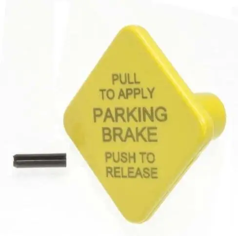 Push Pull Knob Yellow Parking Brake Valve Knob & Pin