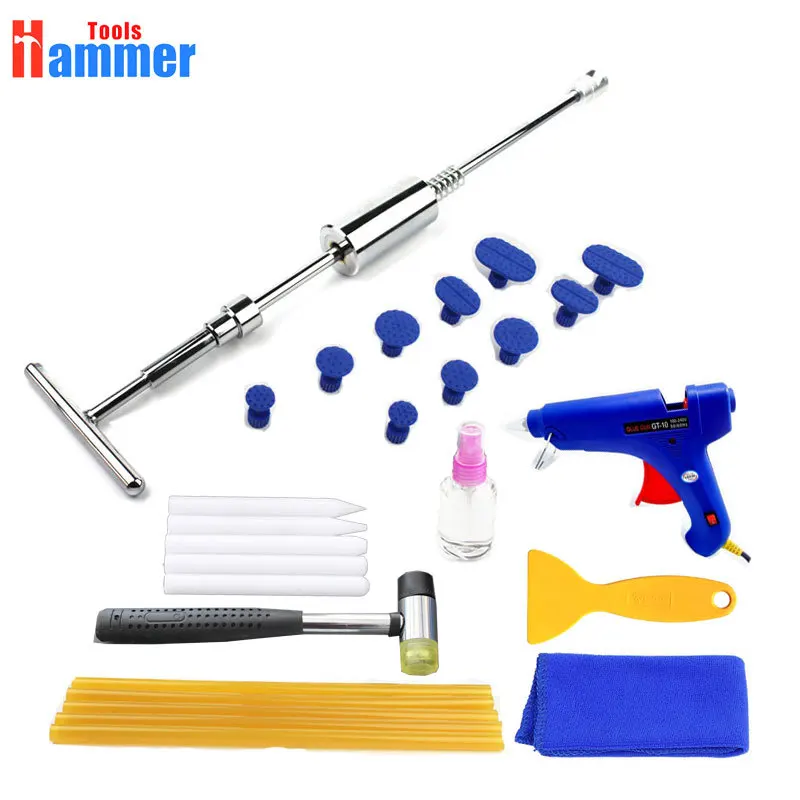

Dent Puller Slide Hammer Hand Tools PDR KING Tools Removal Paintless Dent Repair Tools