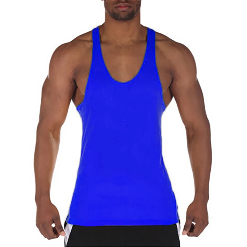 Muscleguys Спортивная майка Одежда для фитнеса или бодибилдинга Мужская однотонная мускулирующая Стрингер майка без рукавов Мужская Нижняя майка
